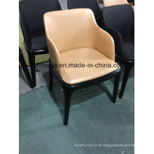 Alta qualidade PU couro restaurante Lounge Chair (FOH-BCA25)